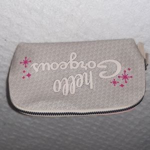 Hello gorgeous makeup bag